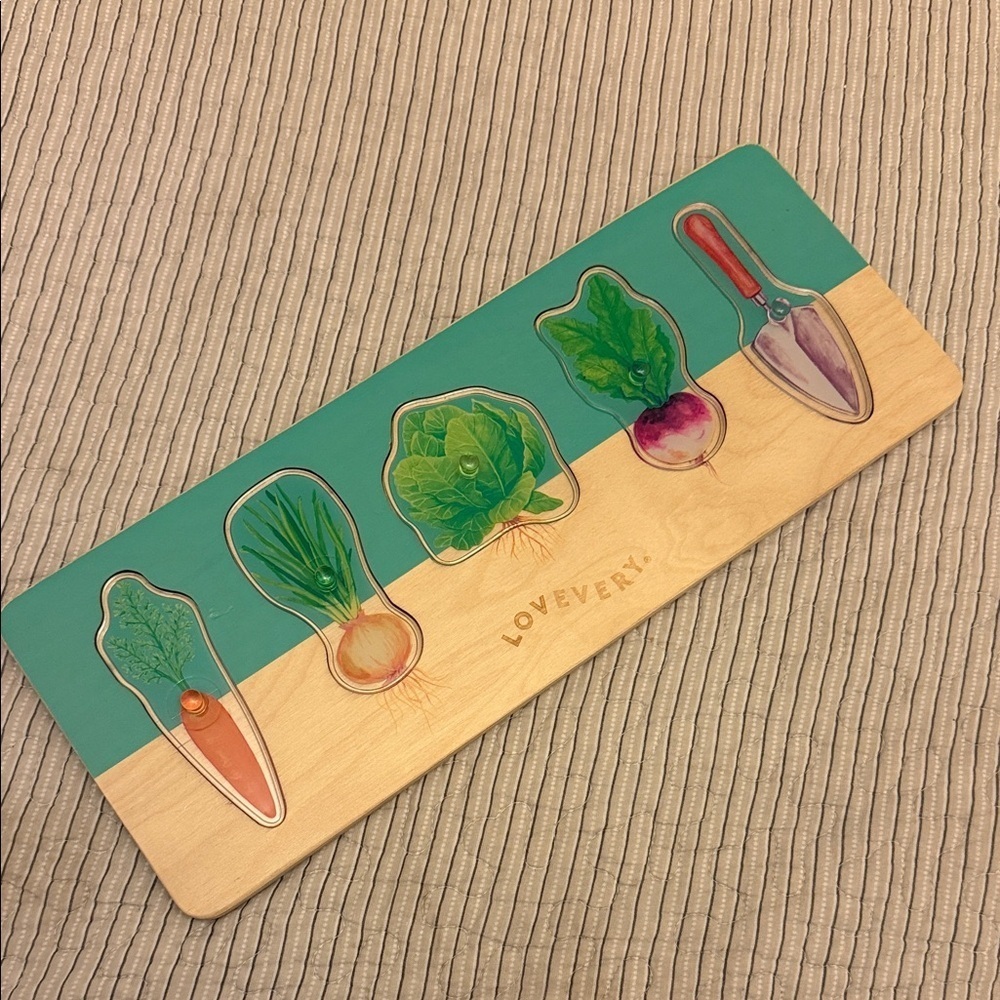 Lovevery Community Garden Wooden Puzzle